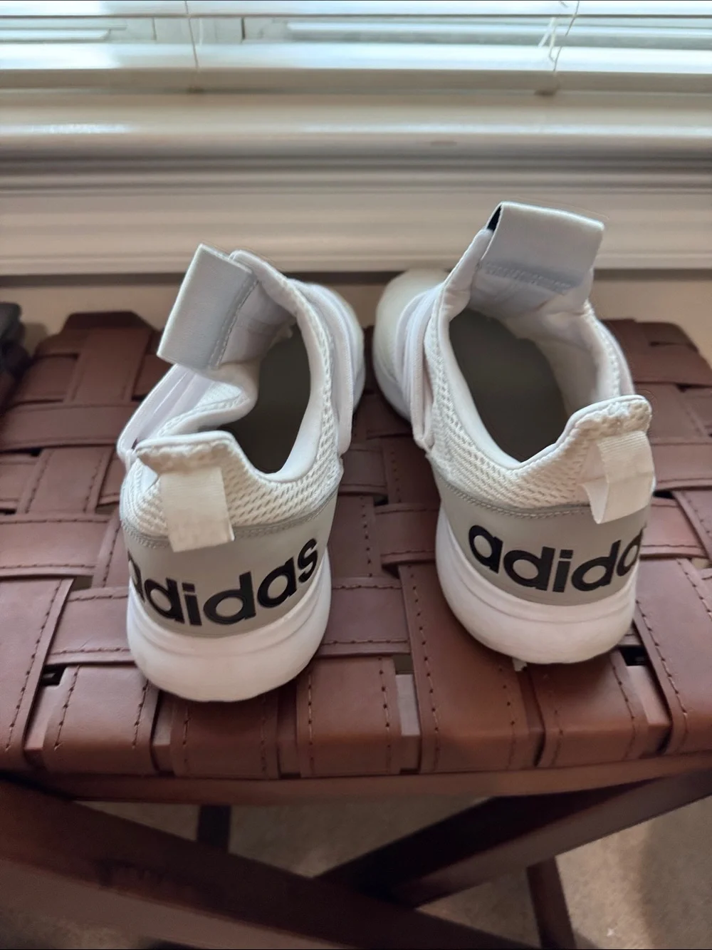 adidas Men's White Knit Sneakers